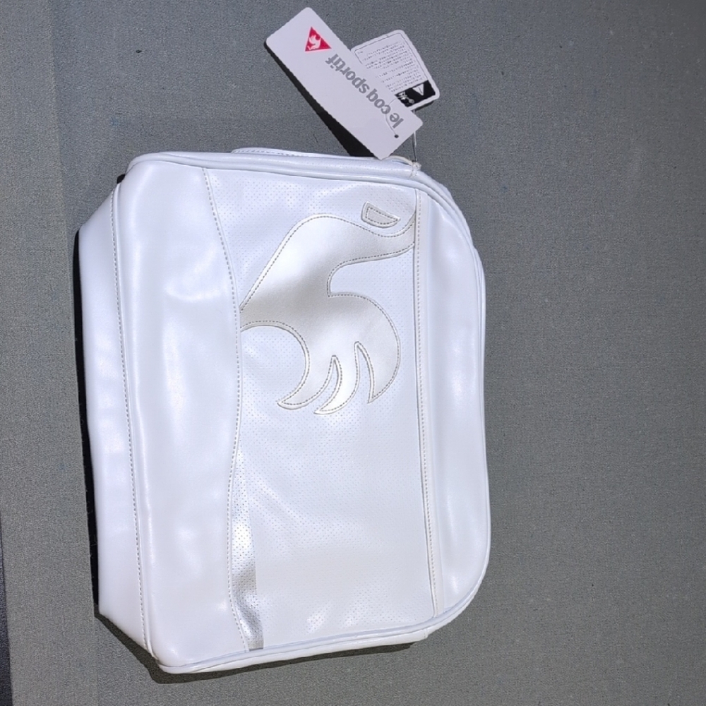 Le Coq Sportif White Messenger Bag